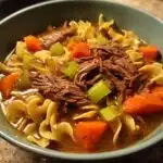 crockpot beef and noodles recipe