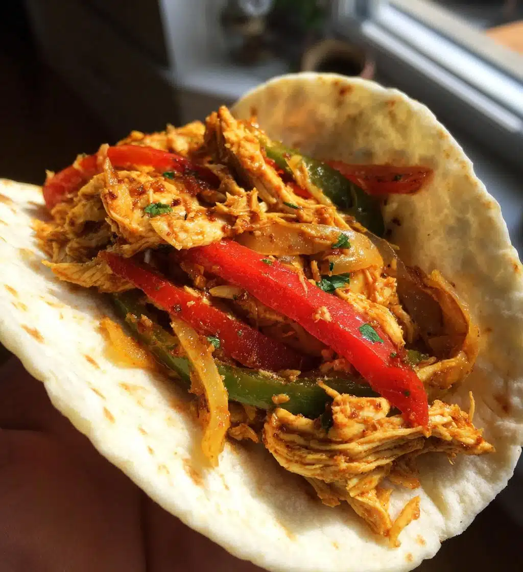 crockpot chicken fajitas