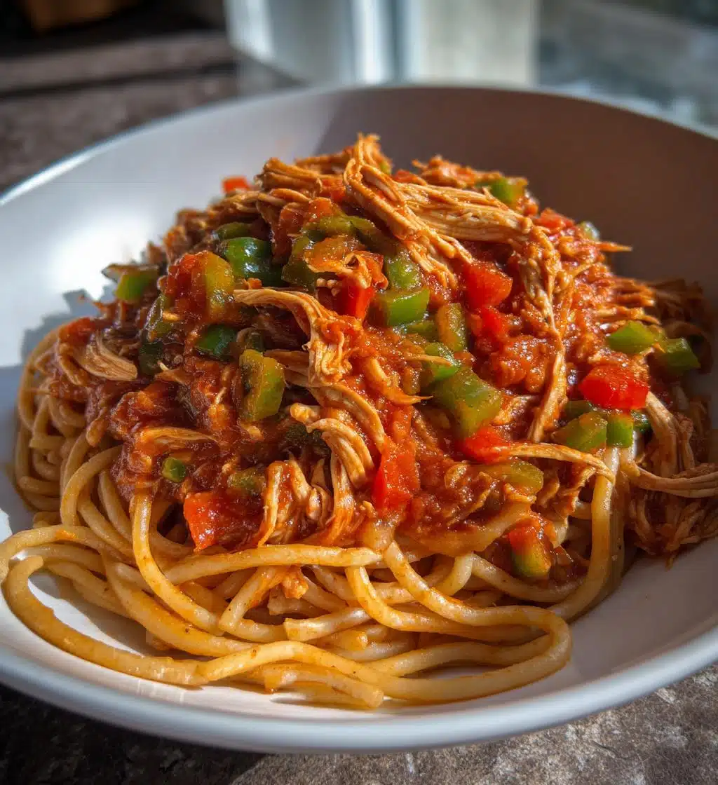 crockpot chicken spaghetti a comforting and convenient meal - detail 1