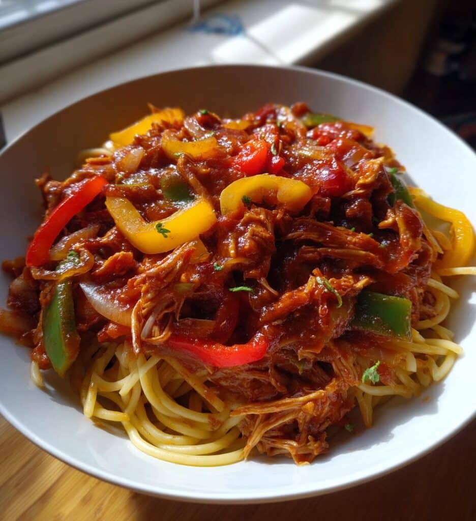 crockpot chicken spaghetti a comforting and convenient meal