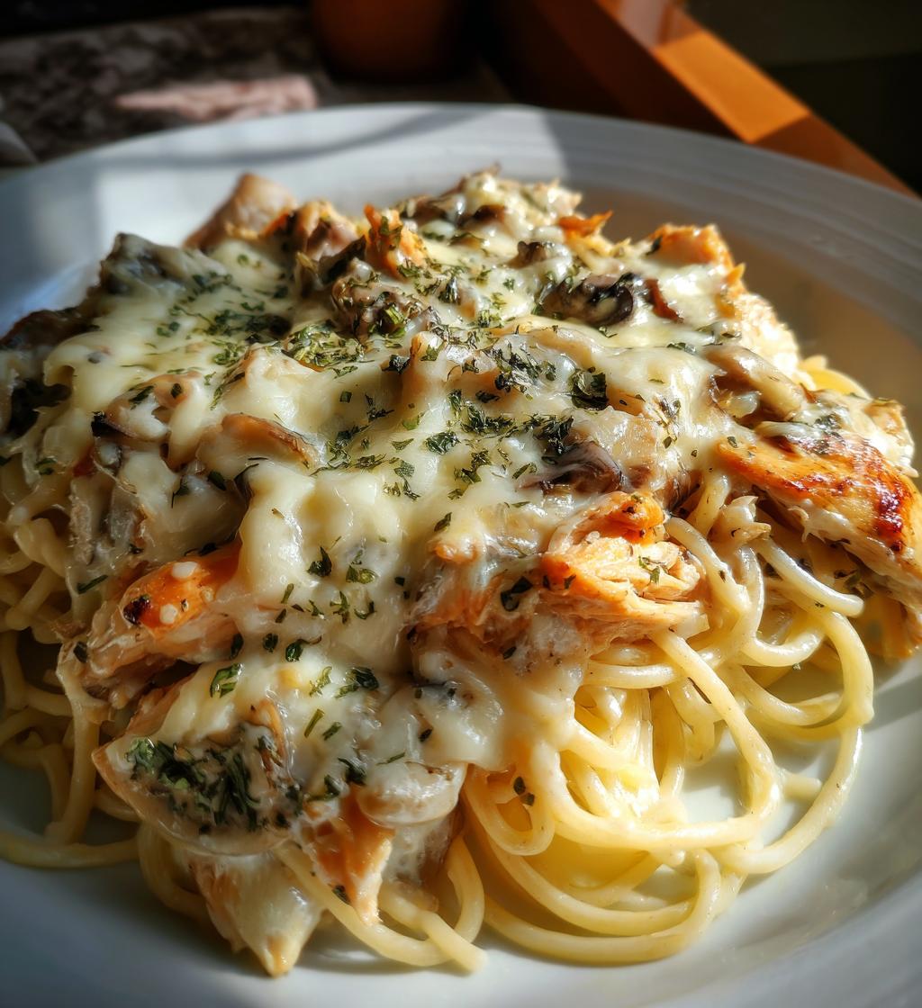 crockpot chicken spaghetti