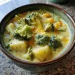 crockpot potato broccoli cheddar soup