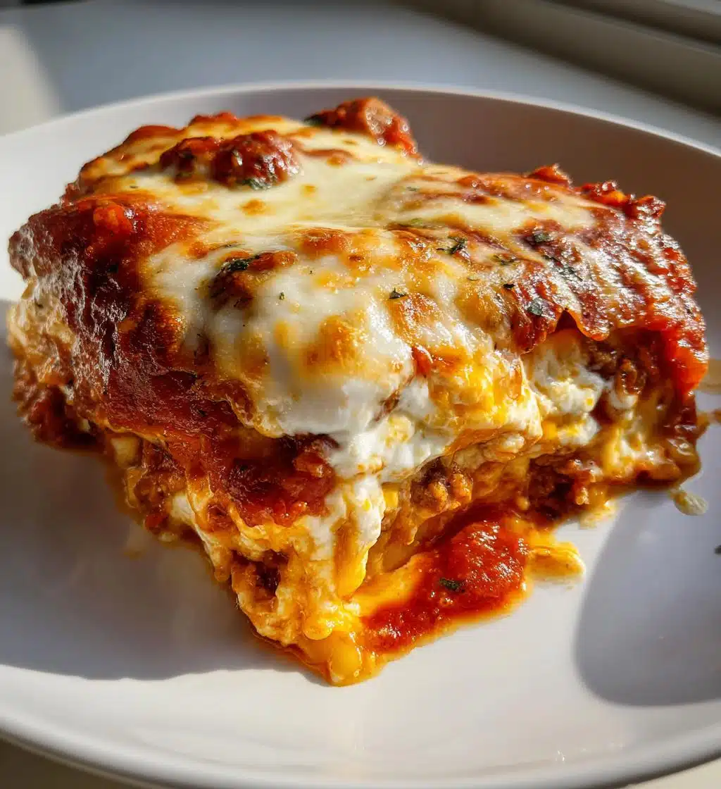 crockpot ravioli lasagna - detail 1