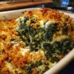 crunchy spinach casserole recipe