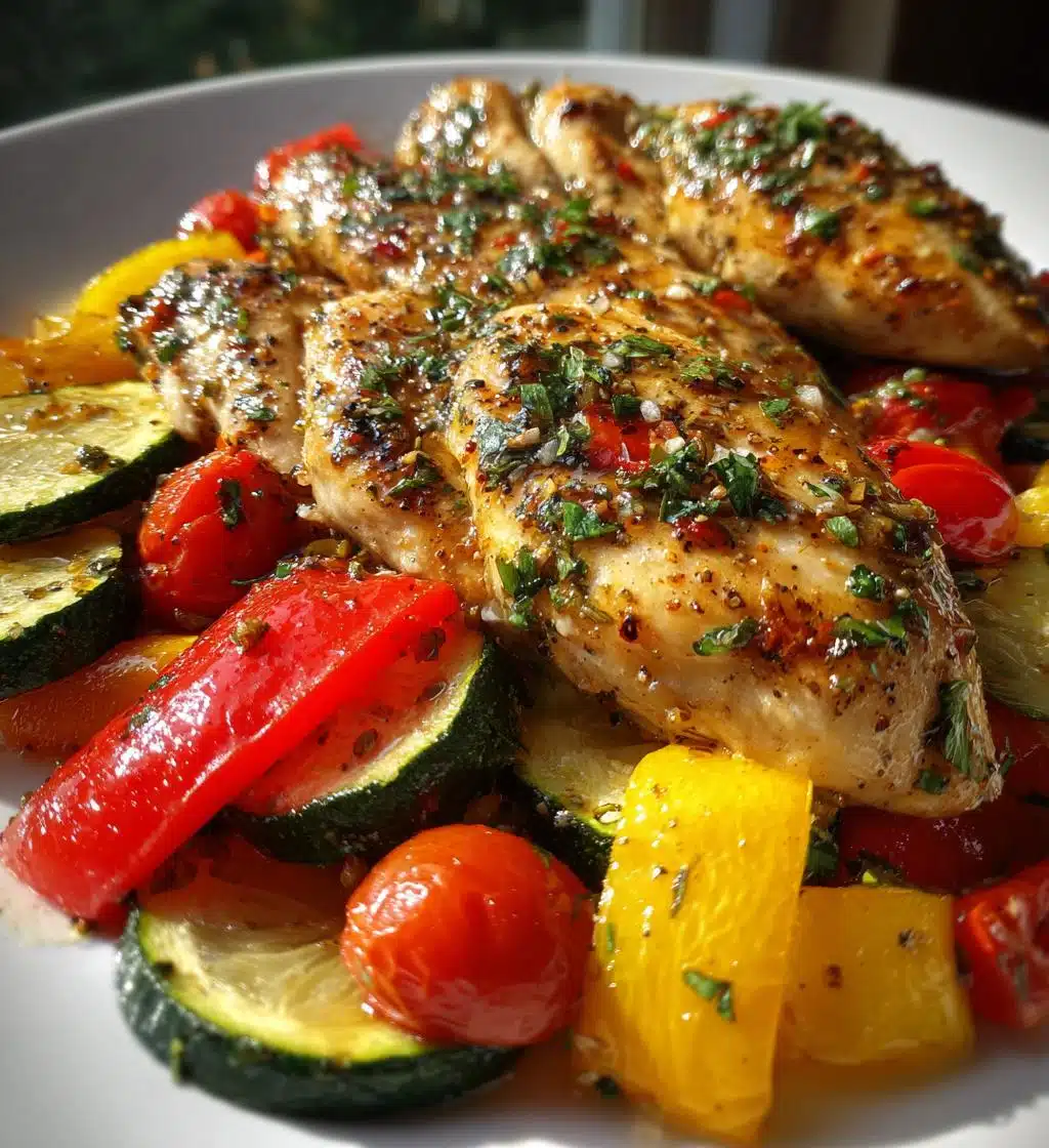 delicious and colorful feast grilled chicken with sides - detail 1