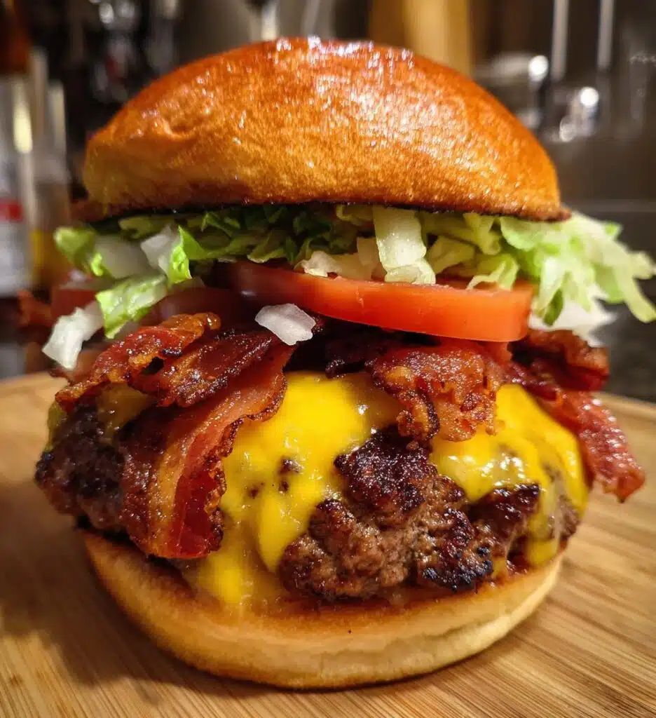 delicious irish pub burger recipe for a tasty twist