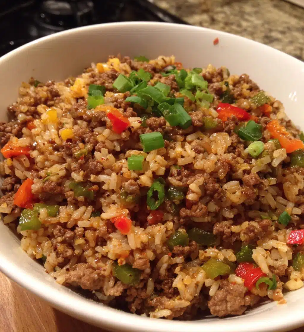 dirty rice with ground beef recipe - detail 1