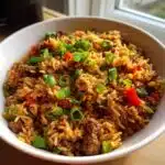 dirty rice with ground beef recipe
