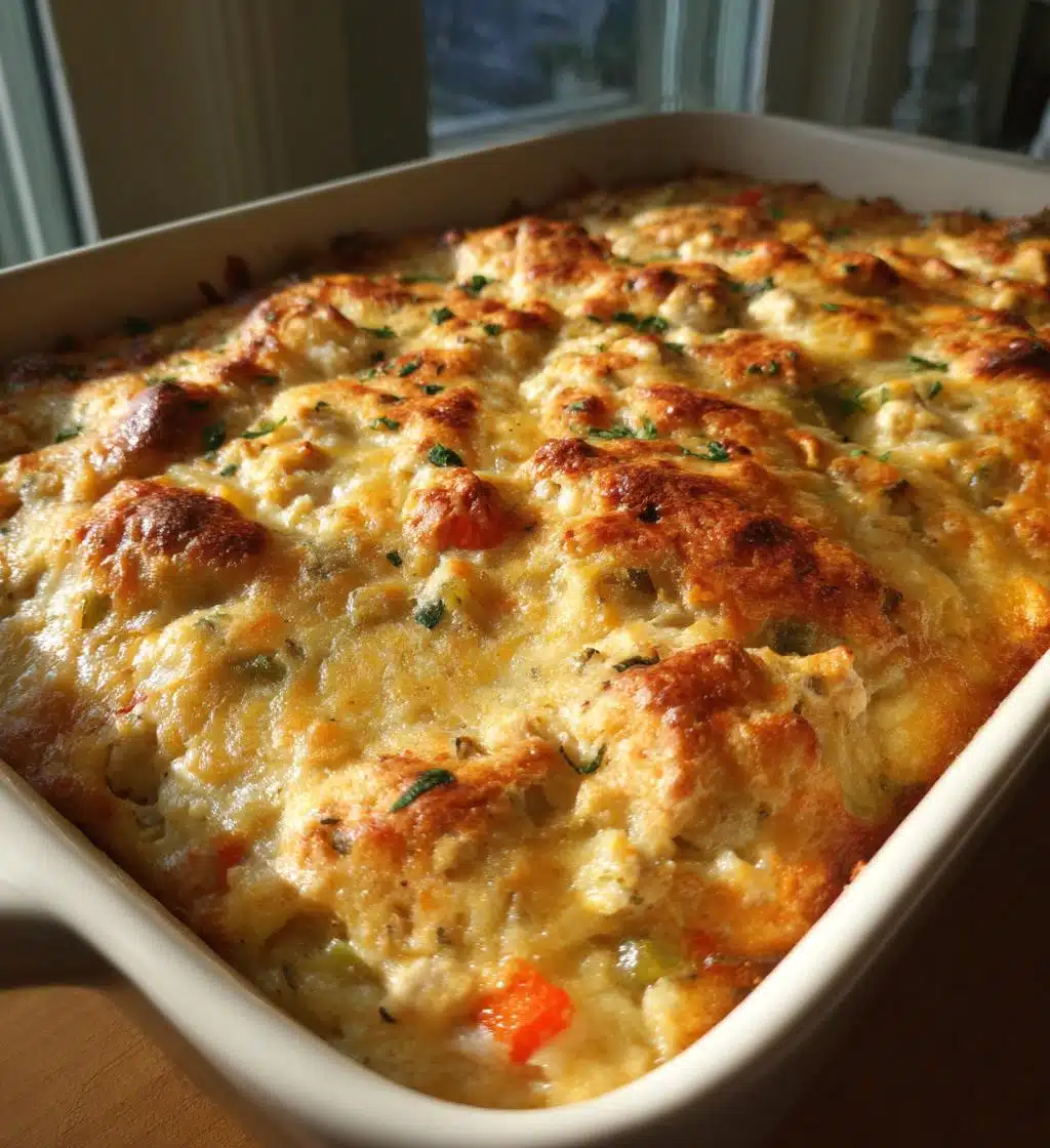 dollys chicken and stuffing casserole - detail 1