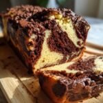 double chocolate ricotta marble cake