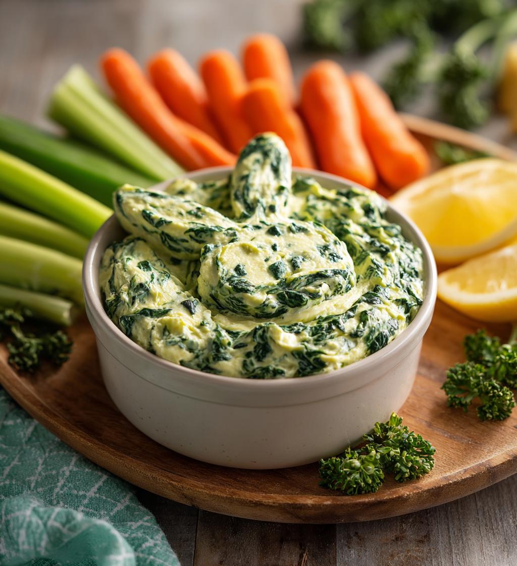 easter bunny spinach dip recipe - detail 1