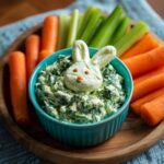 easter bunny spinach dip recipe