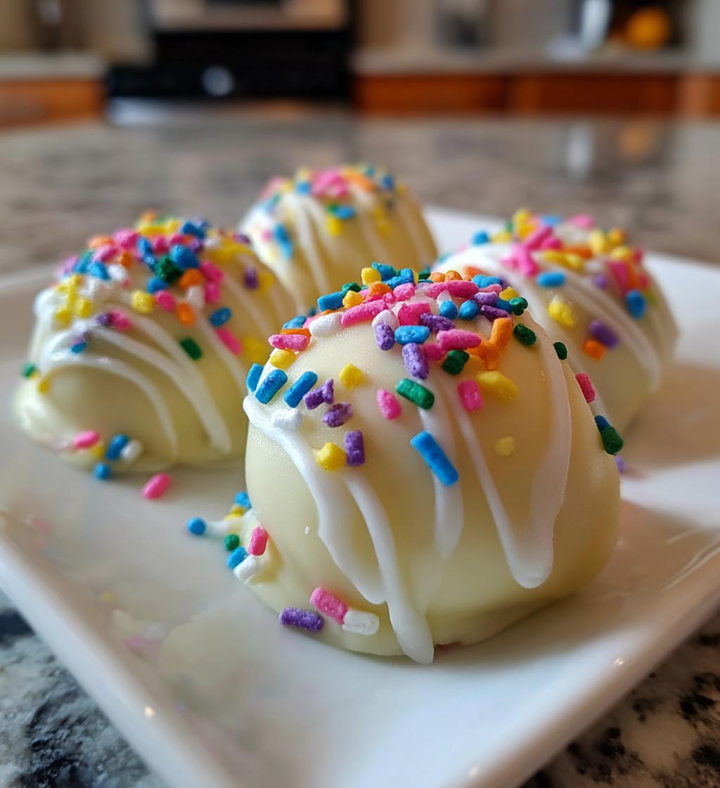 easter egg oreo cookie balls - detail 1