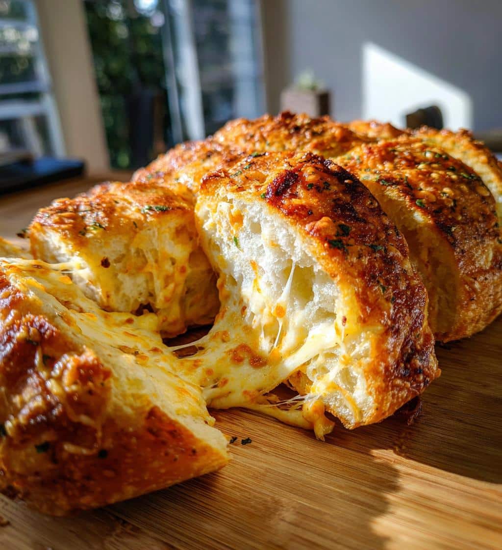 easy cheesy bread - detail 1