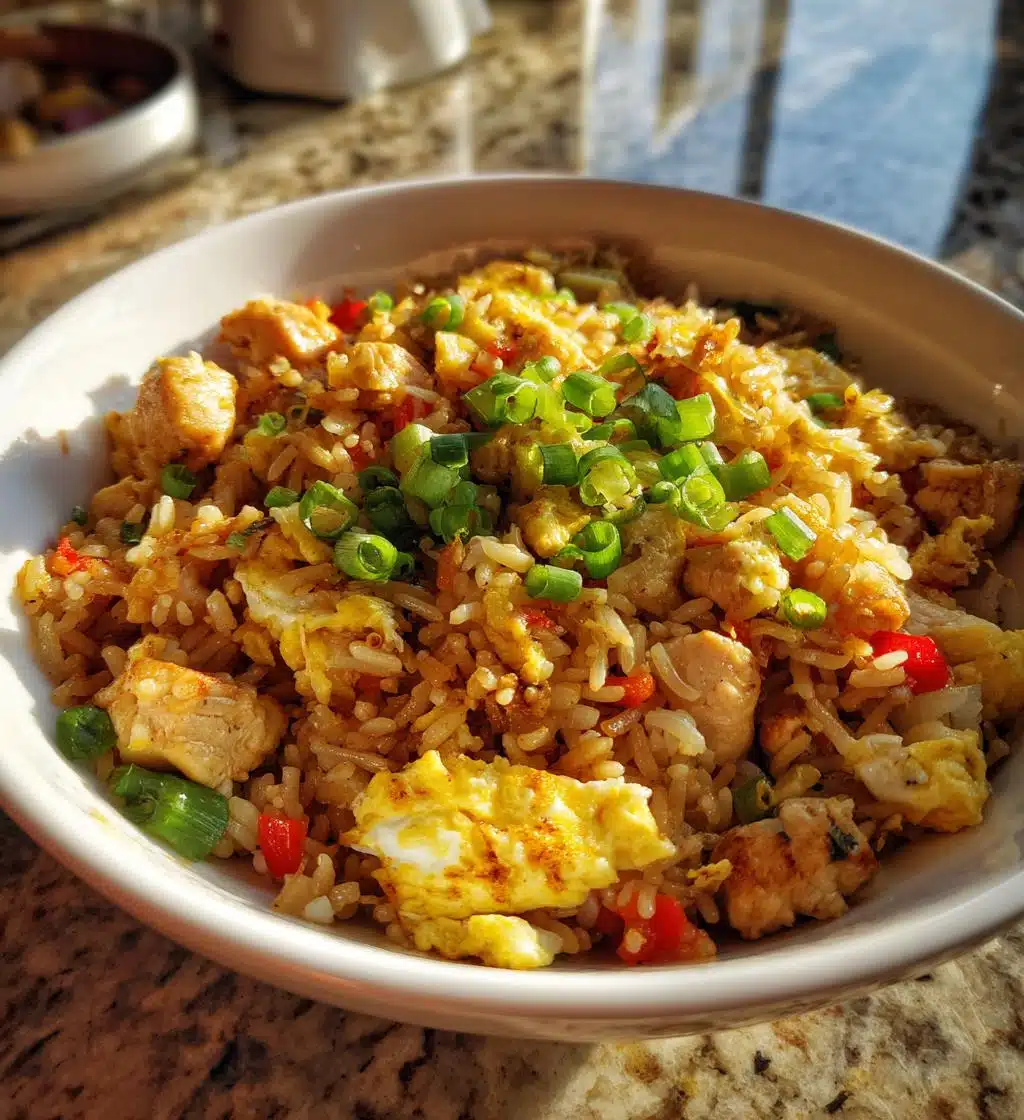 easy chicken fried rice - detail 1