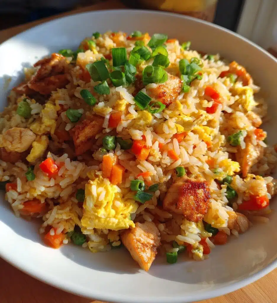 easy chicken fried rice