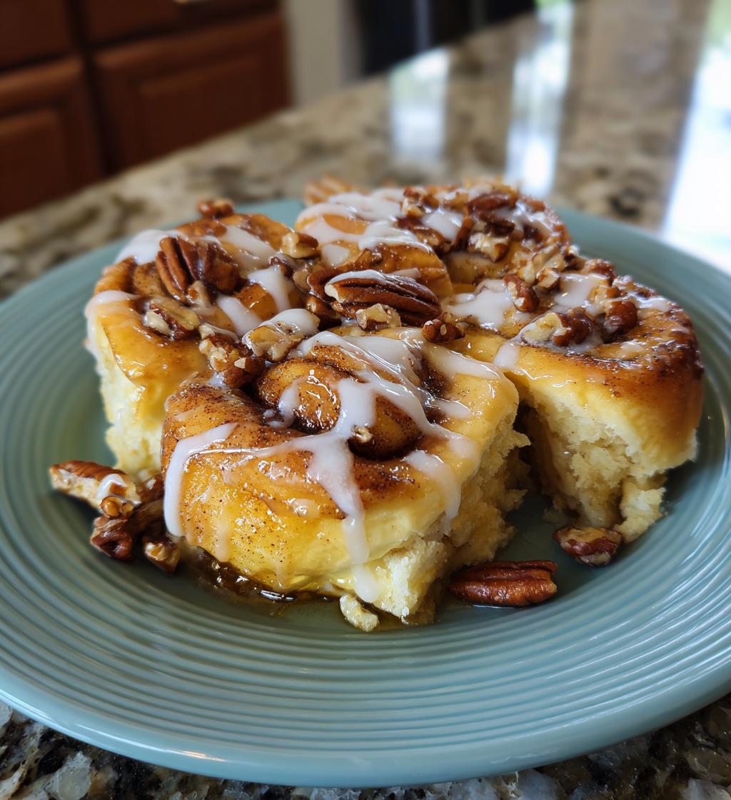 easy cinnamon roll cobbler - detail 1