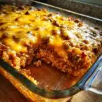 easy hamburger rice casserole