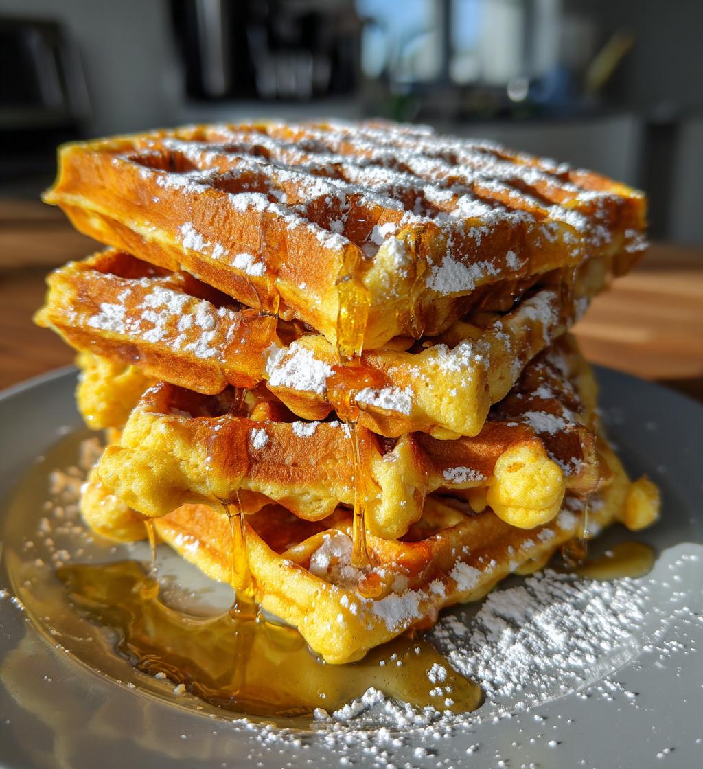 easy homemade waffles recipe
