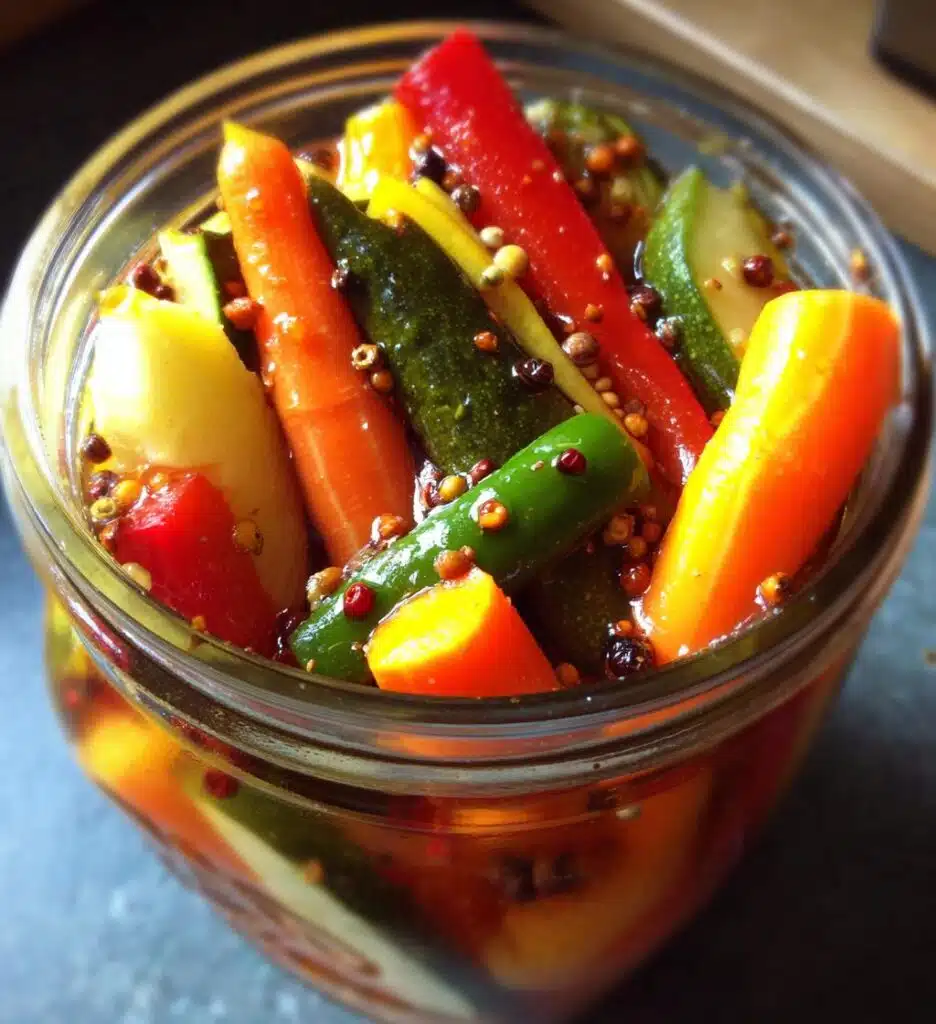 easy refrigerator pickled vegetables recipe