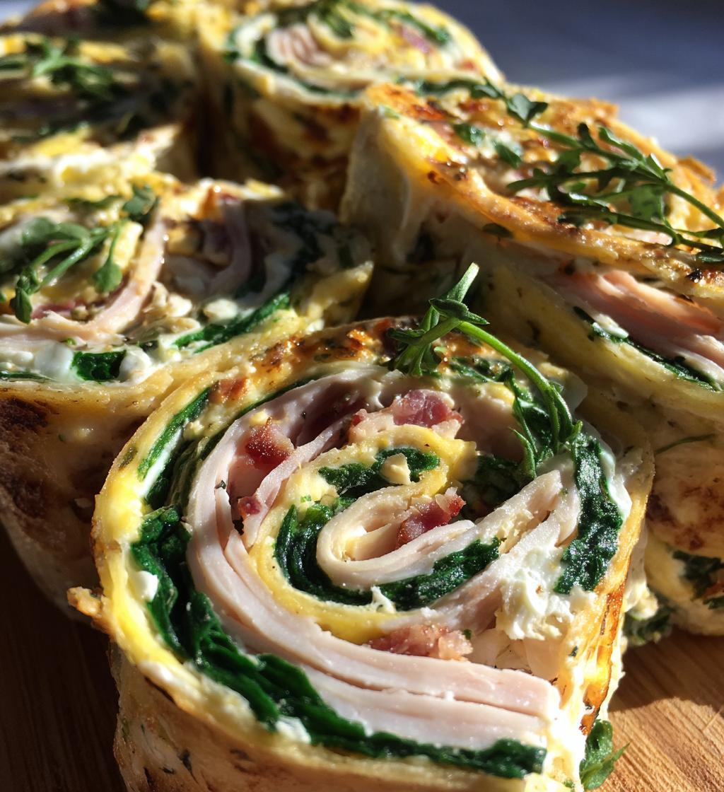 easy turkey pinwheels meal prep - detail 1