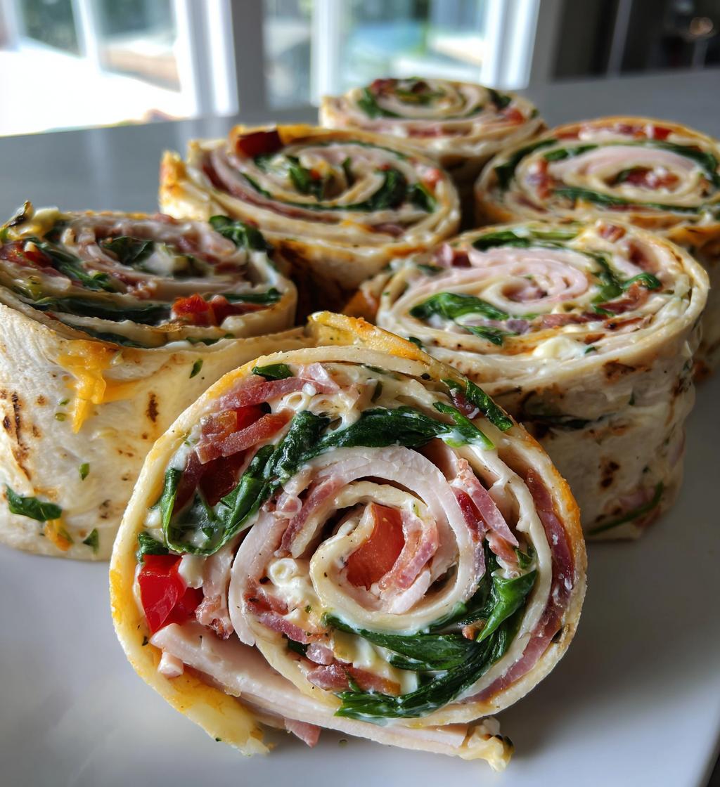 easy turkey pinwheels meal prep