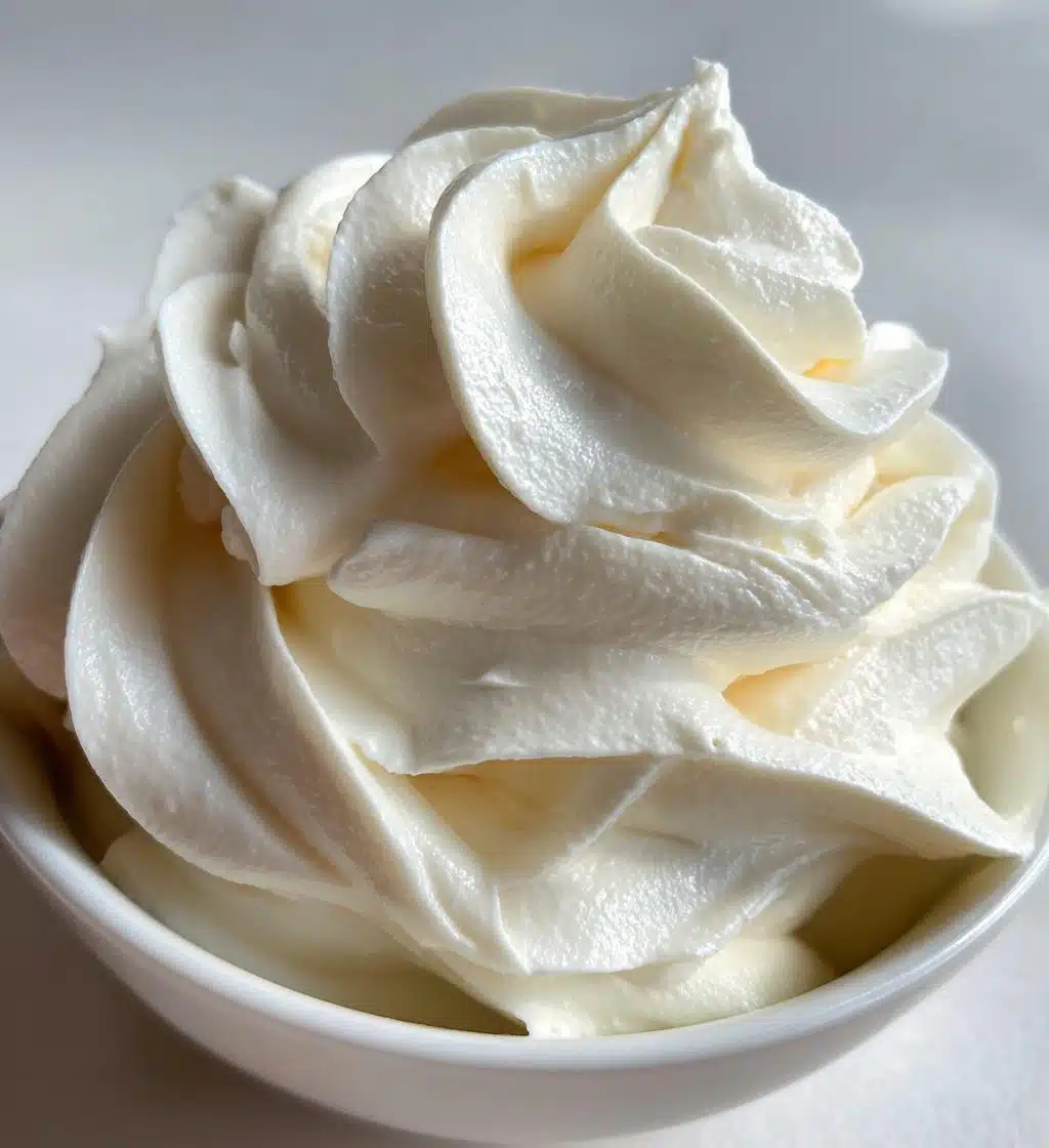 easy whipped white chocolate ganache - detail 1