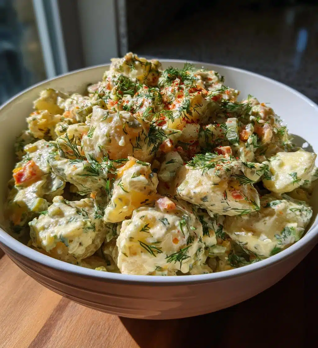famous dill pickle potato salad recipe - detail 1