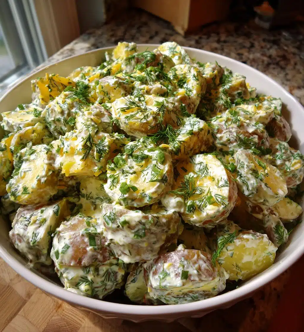 famous dill pickle potato salad recipe