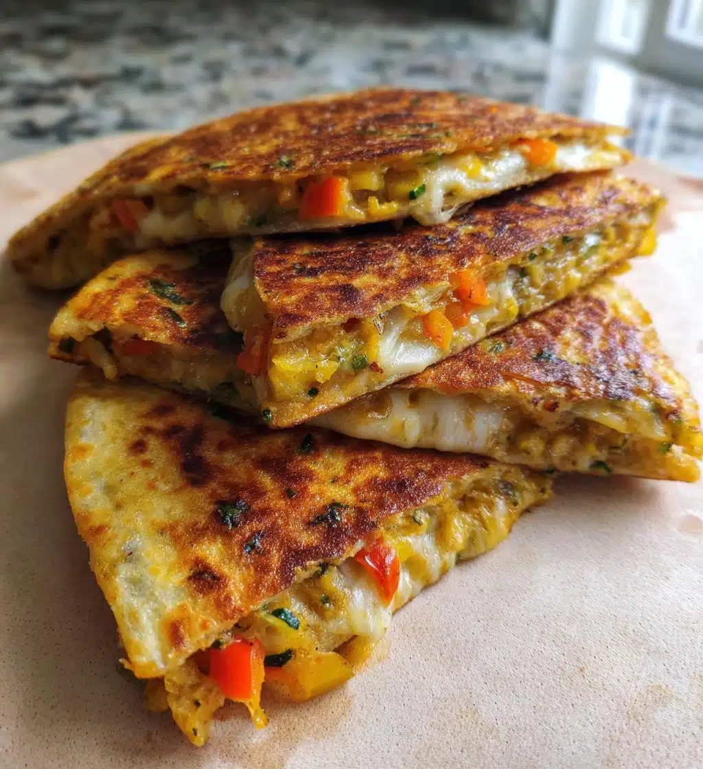 farmers market vegetarian quesadillas - detail 1