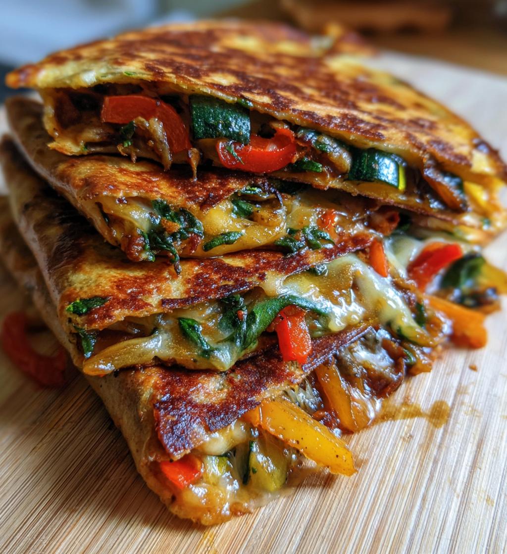 farmers market vegetarian quesadillas