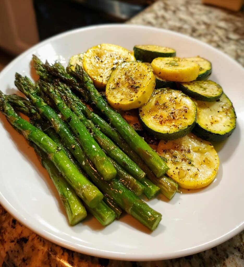 flavorful asparagus zucchini squash recipe