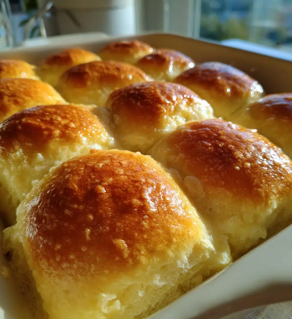 fluffy yeast rolls - detail 1