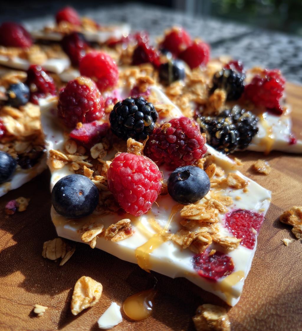 frozen yogurt bark - detail 1