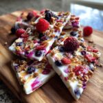 frozen yogurt bark