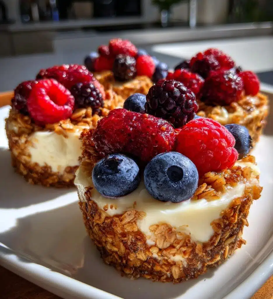 frozen yogurt granola cups recipe