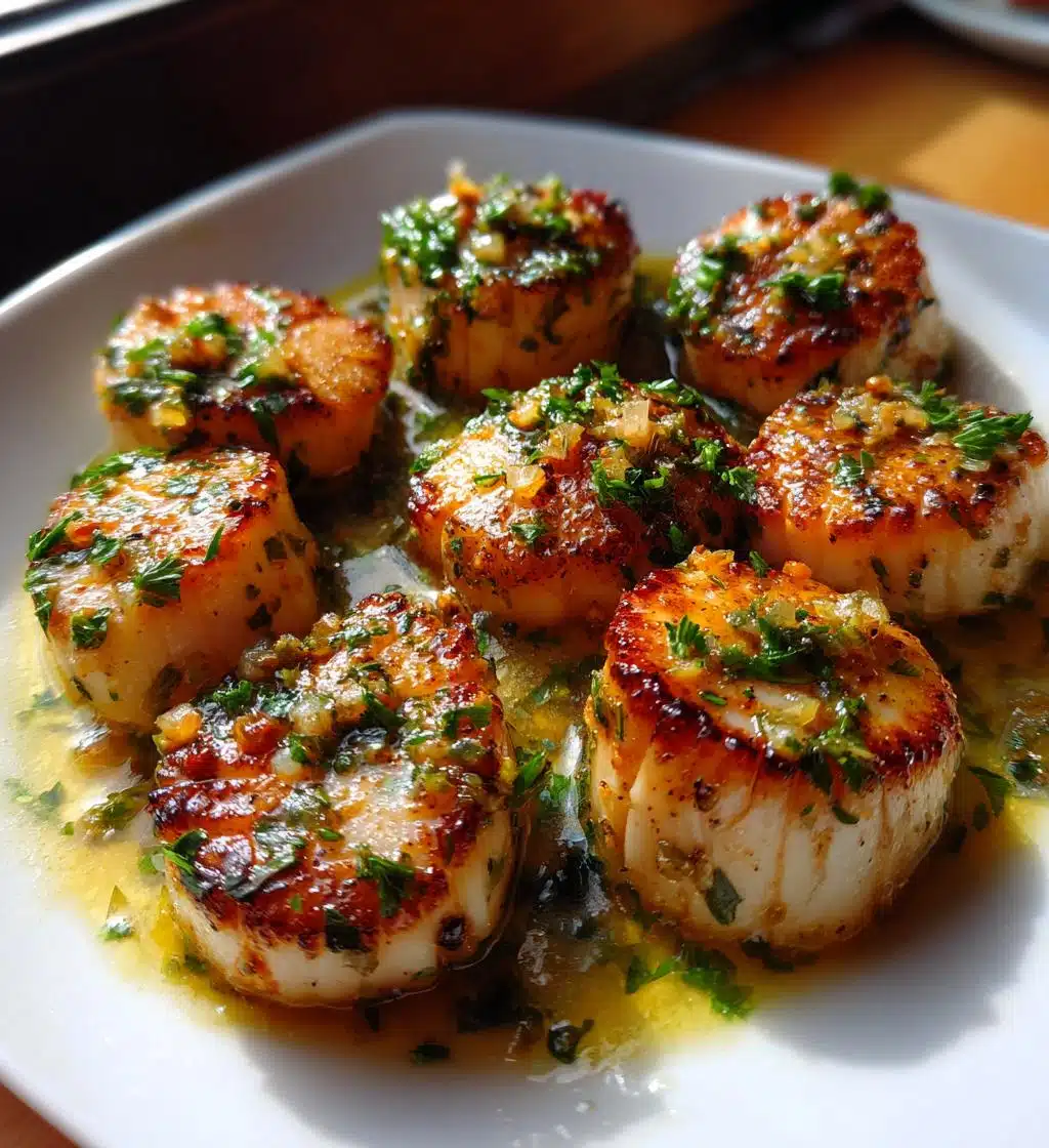 garlic butter baked scallops easy flavorful recipe - detail 1