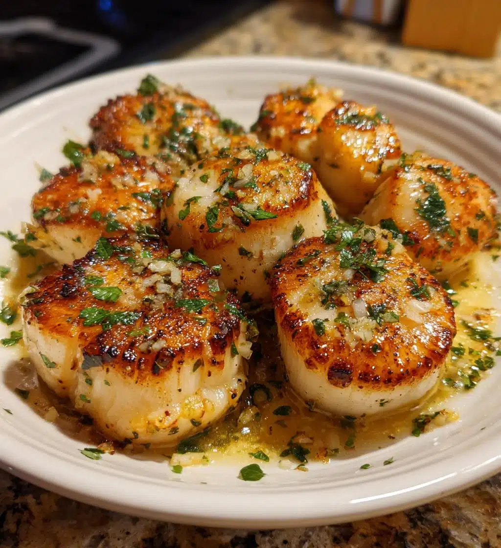 garlic butter baked scallops easy flavorful recipe