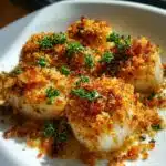garlic butter baked scallops recipe
