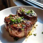 garlic butter beef chops