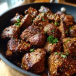 garlic butter steak bites recipe