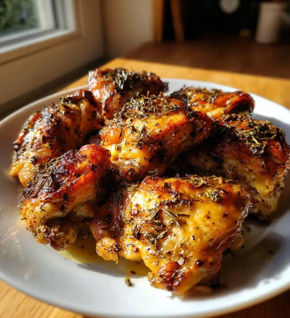 garlic thyme chicken thighs