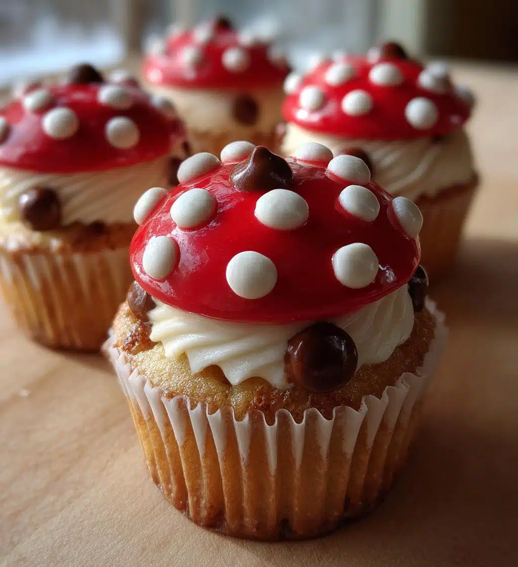 gnome cupcakes - detail 1