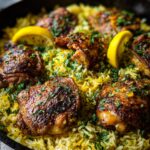 greek chicken and lemon rice recipe