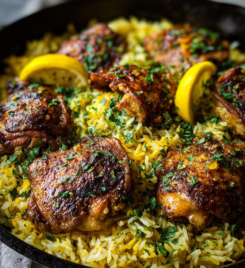 greek chicken and lemon rice recipe