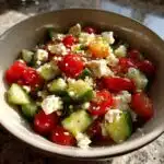 greek pasta salad with feta