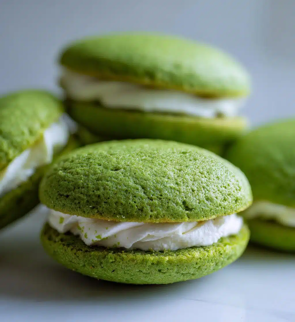 green whoopie pies - detail 1