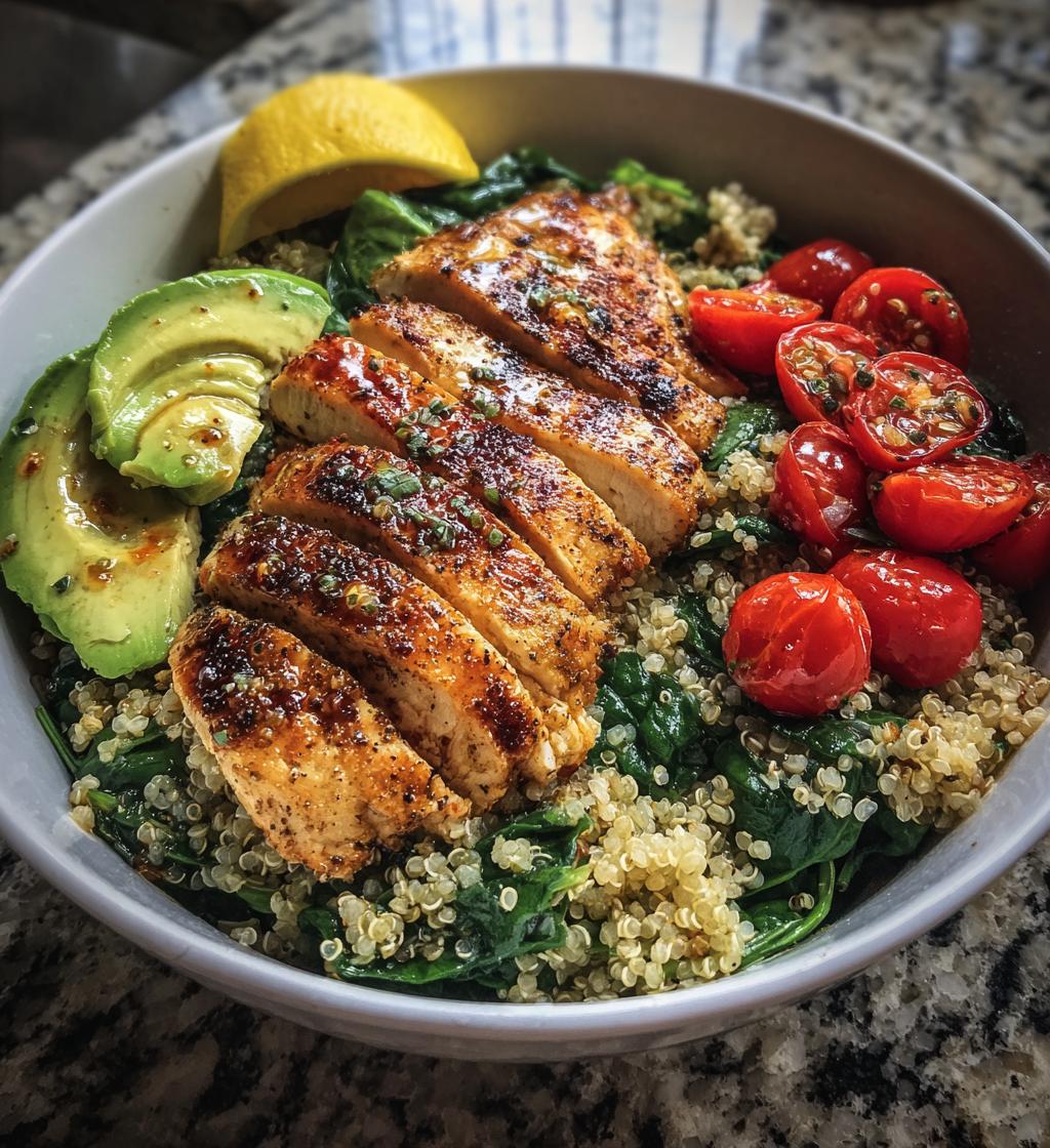 Grilled Chicken Quinoa Bowl Recipe That Comforts With Joy