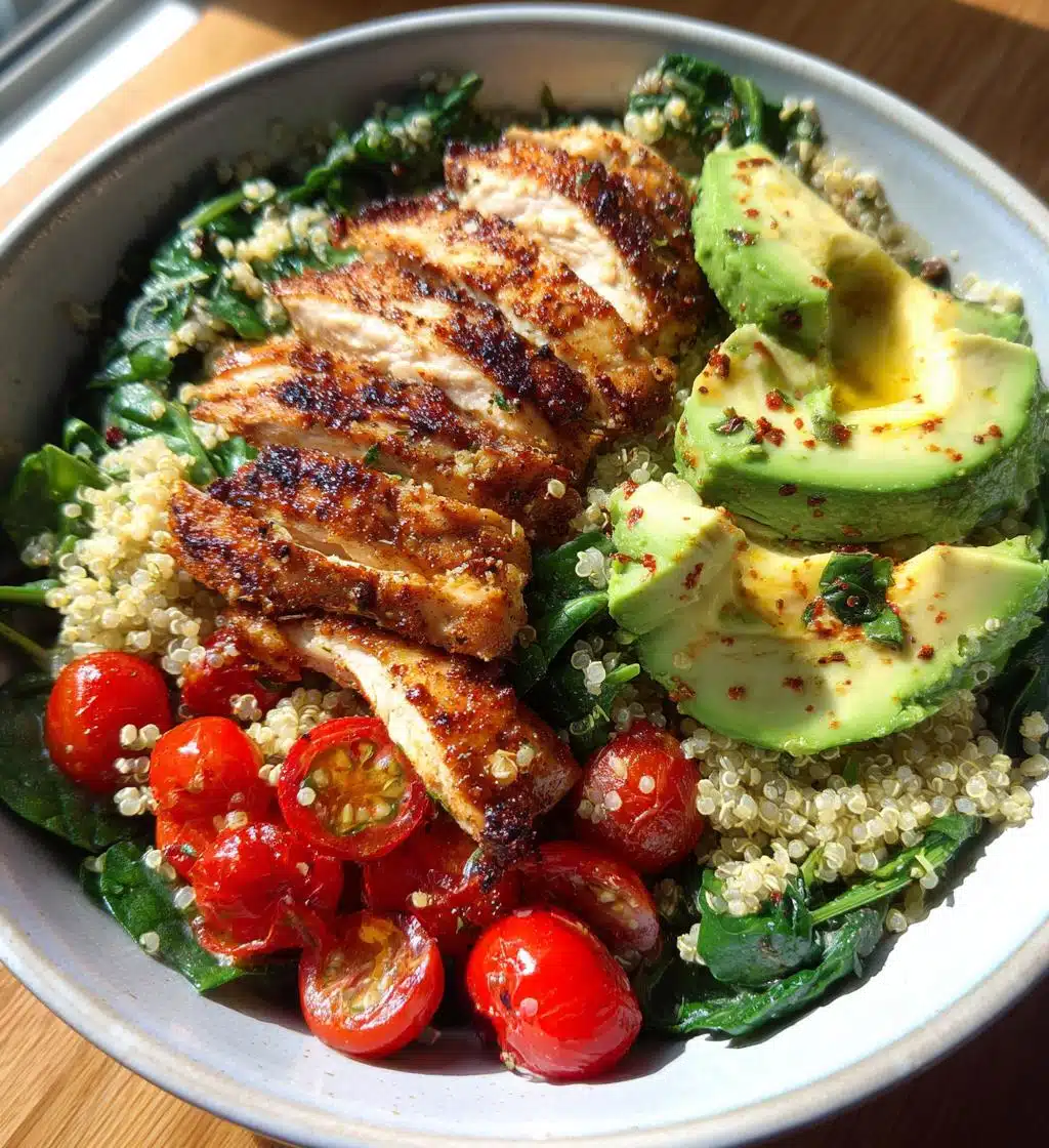 grilled chicken quinoa bowl recipe