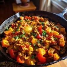 Ground Turkey and Sweet Potato Skillet Delight Recipe Bliss